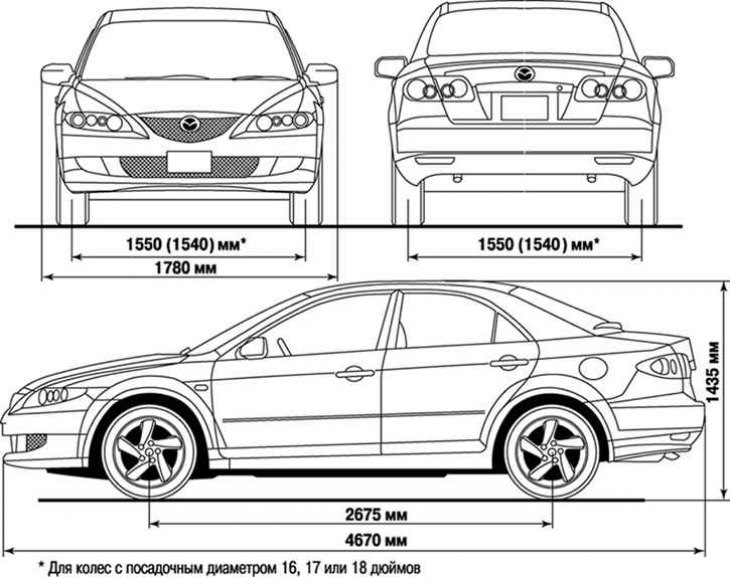 Mazda 6 как правильно произвести замеры геометрии кузова автомобиля