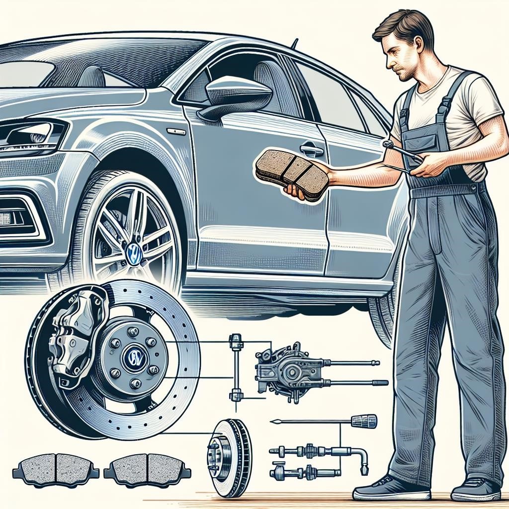 Выбор и замена тормозных колодок для Volkswagen Polo Sedan