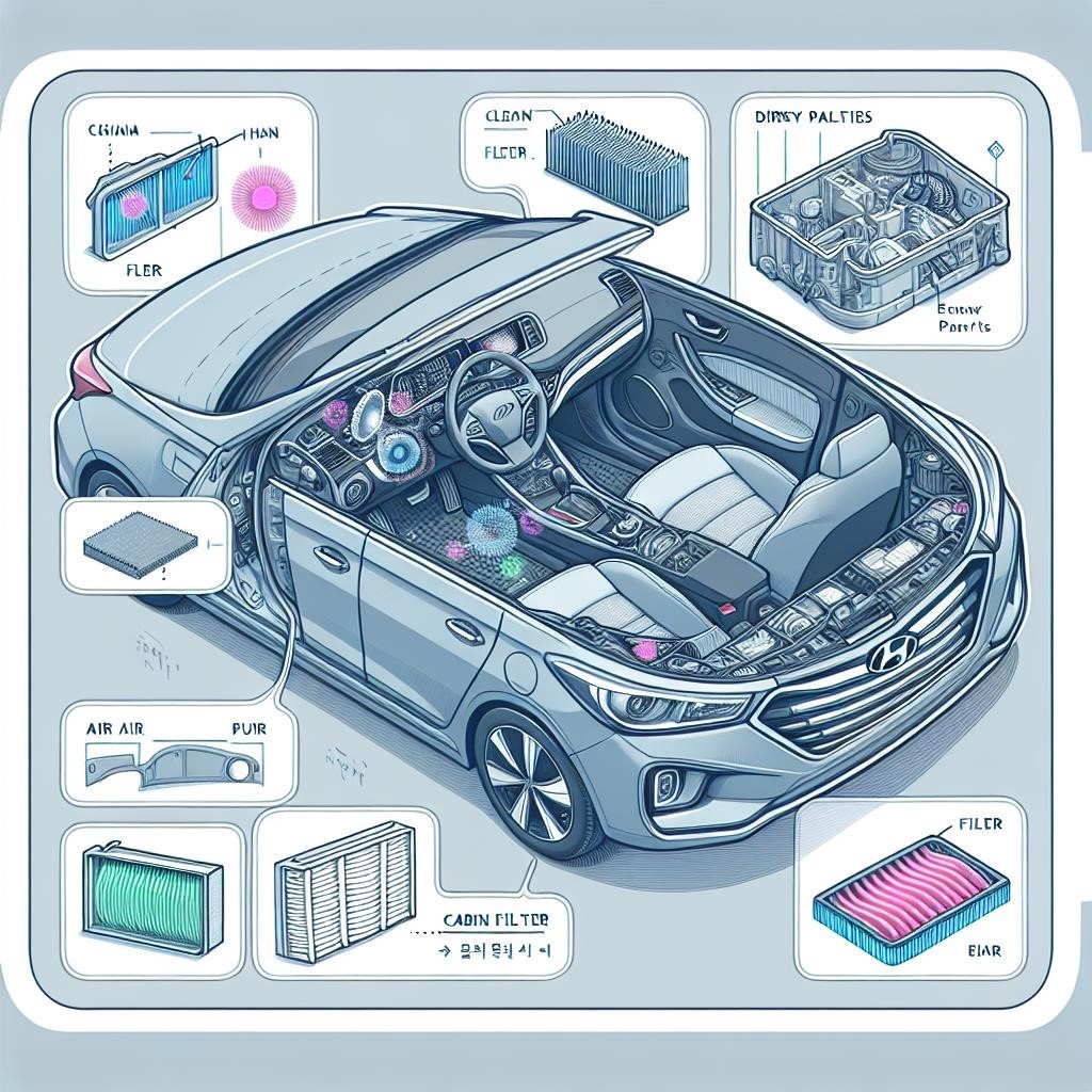 Значение и функции салонного фильтра в автомобиле Hyundai Solaris