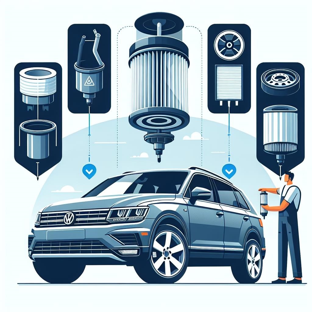 Значение и регулярная замена топливного фильтра в автомобиле Tiguan